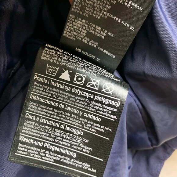 Burton Mens Squire Jacket Small Red Blue Full Zip Hooded Snowboarding Dryride - Picture 13 of 16